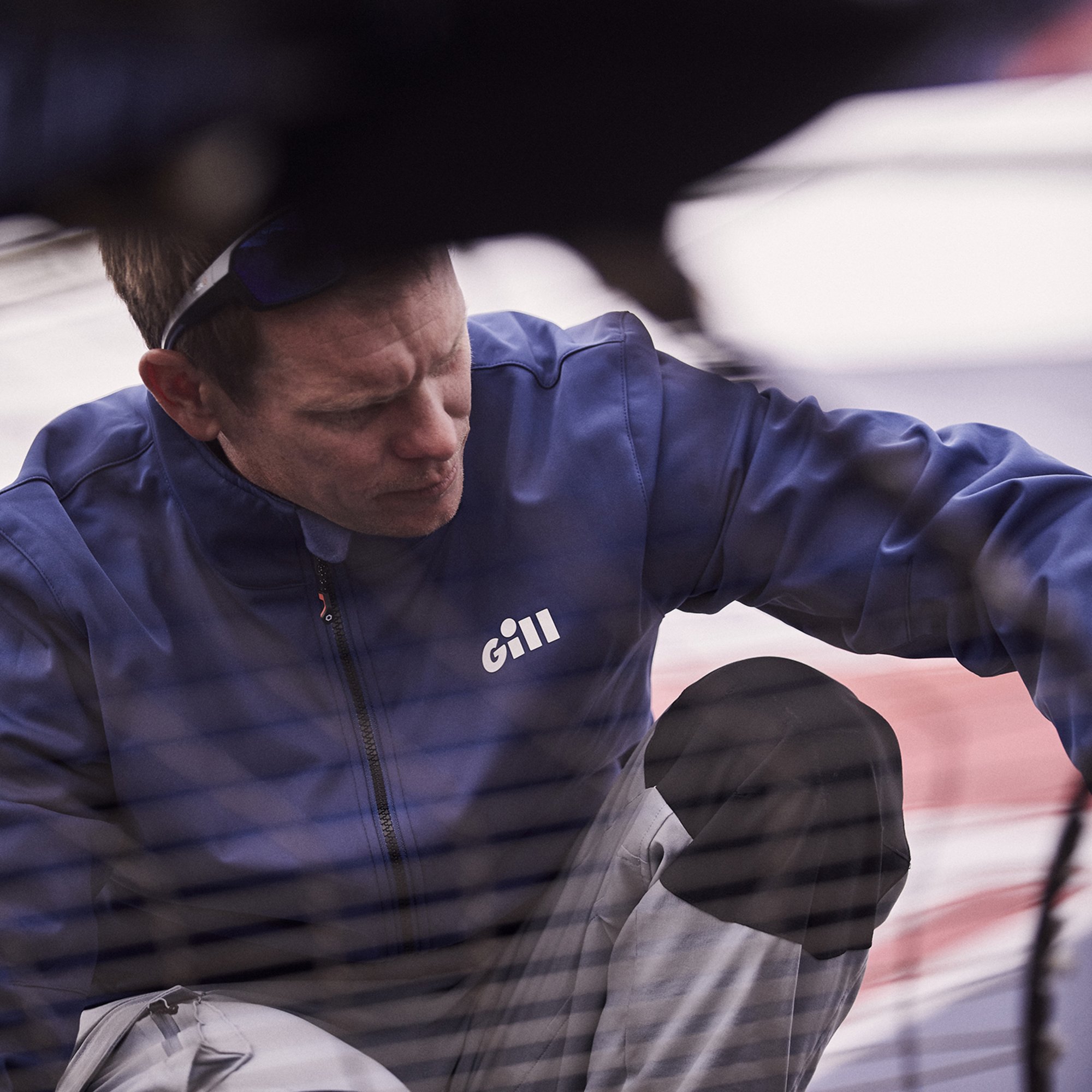 gill men's team softshell jacket