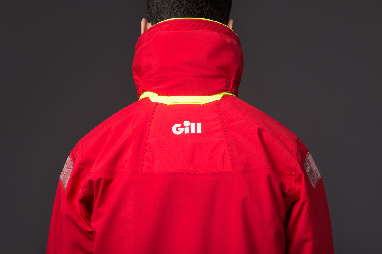 GILL Men's IN12J Waterproof Fishing Jacket, Red