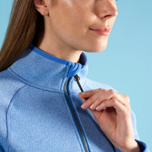 Women's Knit Fleece Jacket - 1493W-BLU18-MODEL-2.jpg