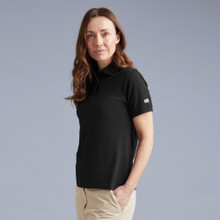 Women's Polo Shirt - CC013W-BLK01_Polo_Shirt_Womens_Black_Model_Full_Length_Crop.jpg