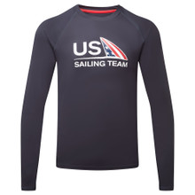 US Sailing Men's UV Tec Tee - Long Sleeve - UV011-NAVUS-1.jpg