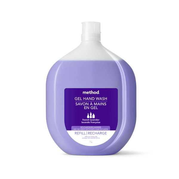 Gel Hand Wash Refill French Lavender, 34 Ounce