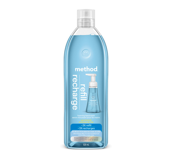 method products sea minerals foaming hand wash refill, 28oz/828mL