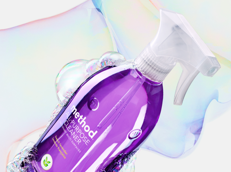 Method All Purpose Cleaner Product with bubble background