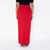 Red Classic Pencil Skirt