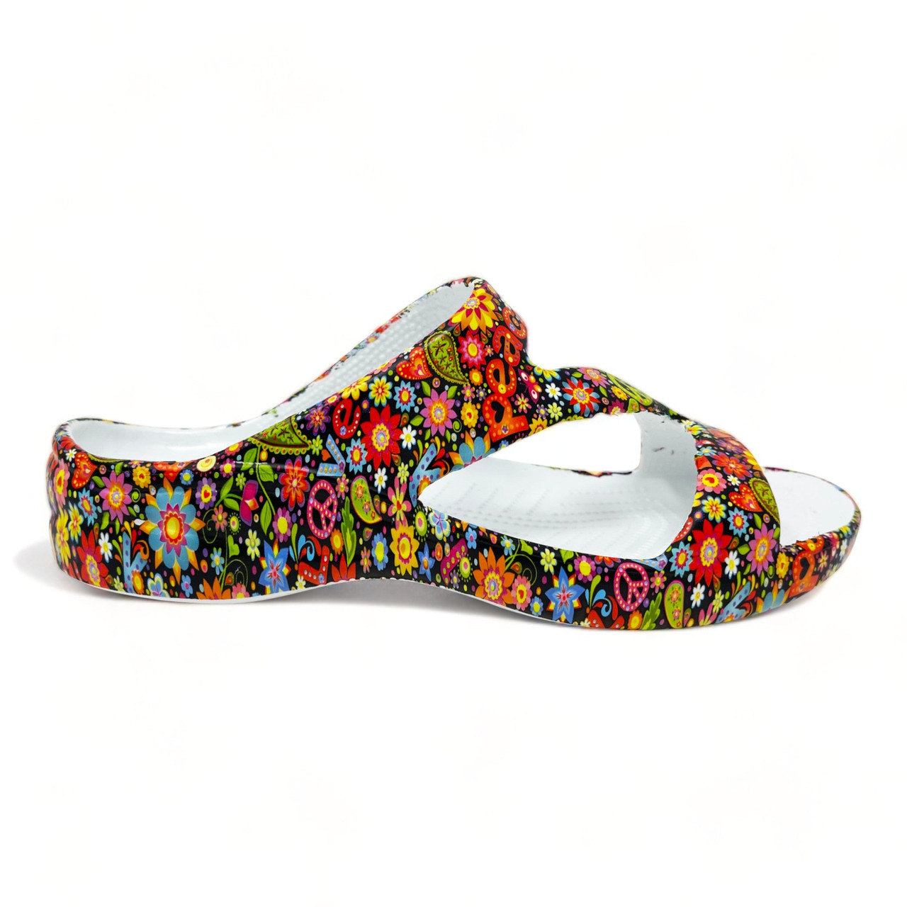 peaceです Women's PAW Print Z Sandals - Peace Out - DAWGS