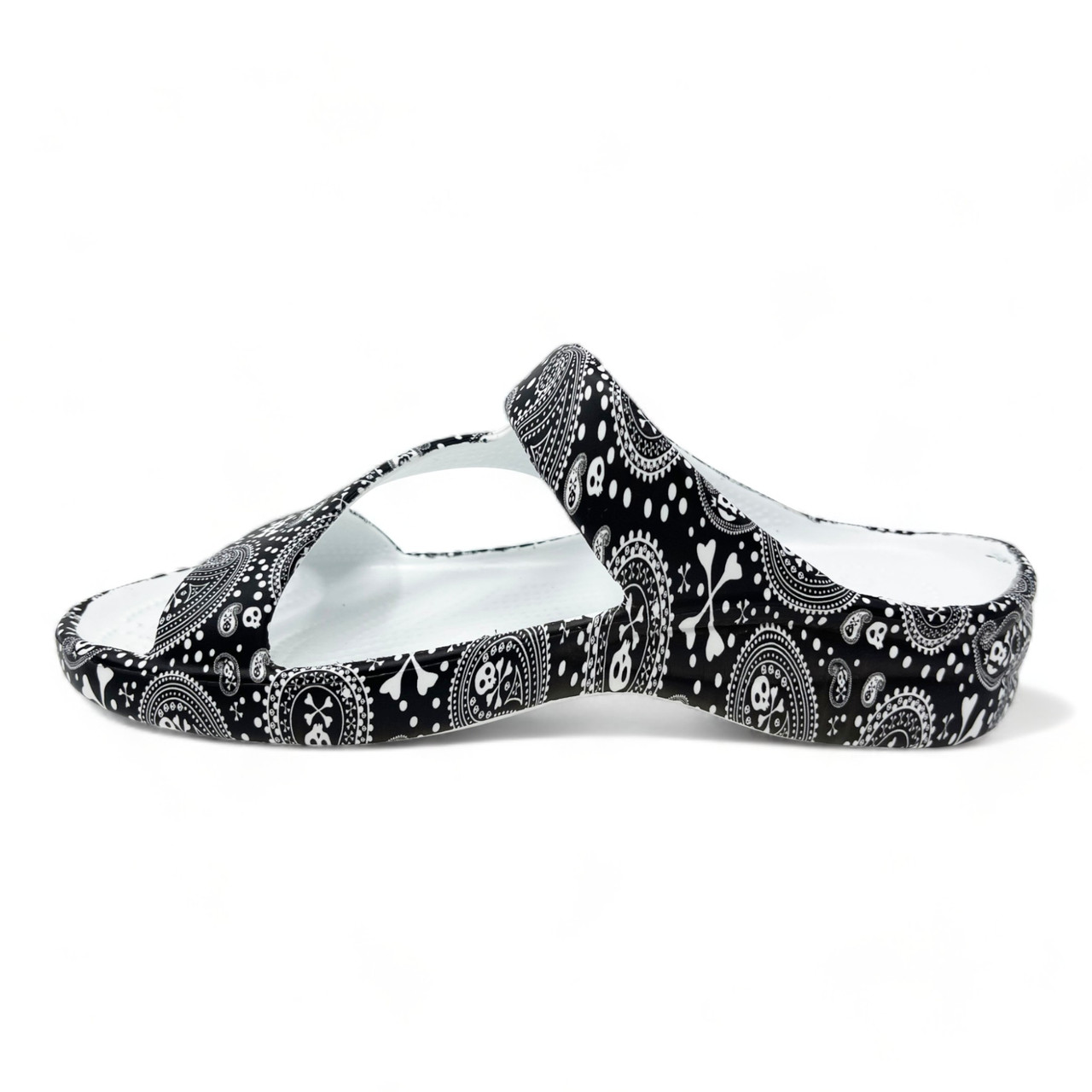 Women's PAW Print Z Sandals - Pirate Paisley - DAWGS