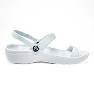 Women's 3-Strap Sandals - White Women's 3-Strap Sandals - White