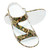 Women's PAW Print Z Sandals - Paisley Gold Women's PAW Print Z Sandals - Paisley Gold