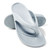 Women's Flip Flops- Flat Grey