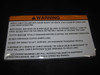 Sinch Warning Decal | Jerr-Dan PN 7330000036