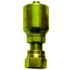 3/8â€ (#6) Seal LOK Straight Swivel Permanent fitting when crimped into place on a 3/8â€ hydraulic hose. This fitting has a swivel head to prevent your hydraulic hoses from twisting. Made from steel, zinc dichromate plating to help prevent rust. 1JS43-6