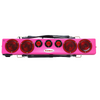 Pink 36" wireless truck bar system provides stop, tail, and turn w/ side marker lights on each end and three DOT lights in the center of the bar. This system comes complete with your choice of transmitter and a 7-pin plug to be used to connect 12VDC power to recharge the truck bar. Range 1000 feet.