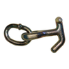Mounted onto an oblong oversize link to clip to winch cable or to attach to chain. Works like a Hammerhead hook. 11-7H-L
