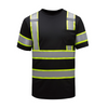 GSS5011, GSS 5011, 5011, t-shirt, t shirt, black t shirt, black t-shirt, t-shirt with chest pocket, chest pocket t shirt, gss, hi-vis, safety shirt, short sleeve shirt