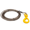 3/8 in. x 150 ft. Steel Core Super Swaged Winch Cable w/Self Locking Hook | ECTTS 
38150SCSLSS