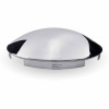 4 Notch Dome Front Hubcap – Chrome Metal | Trux