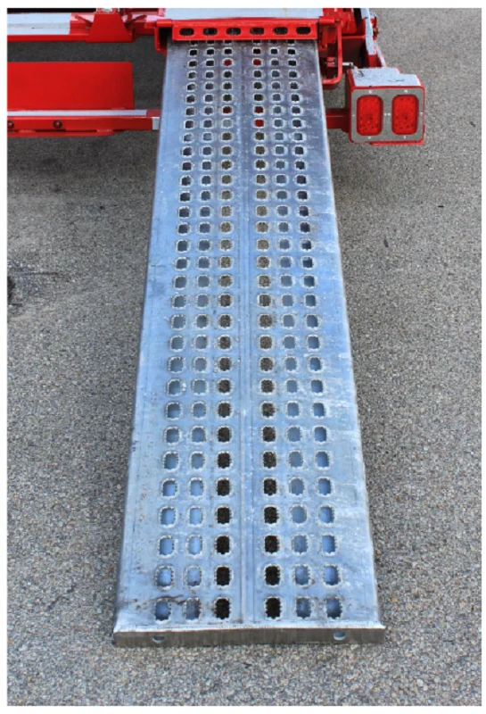 Car Trailer Loading Ramp w/ Bottom Rollers - 99in