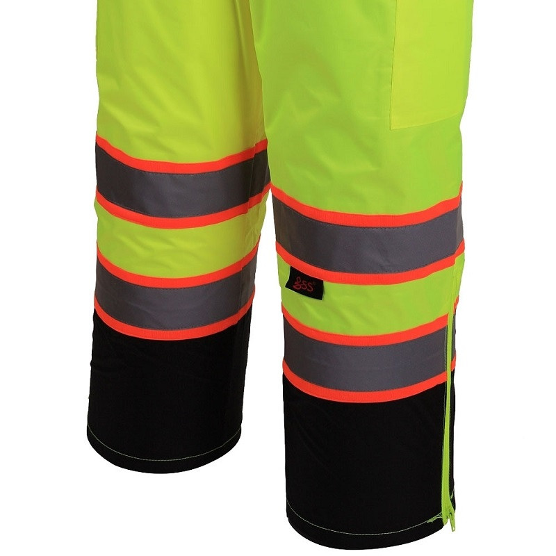 GSS Safety Premium Rain Pants ClassE, 2Tone Stripe