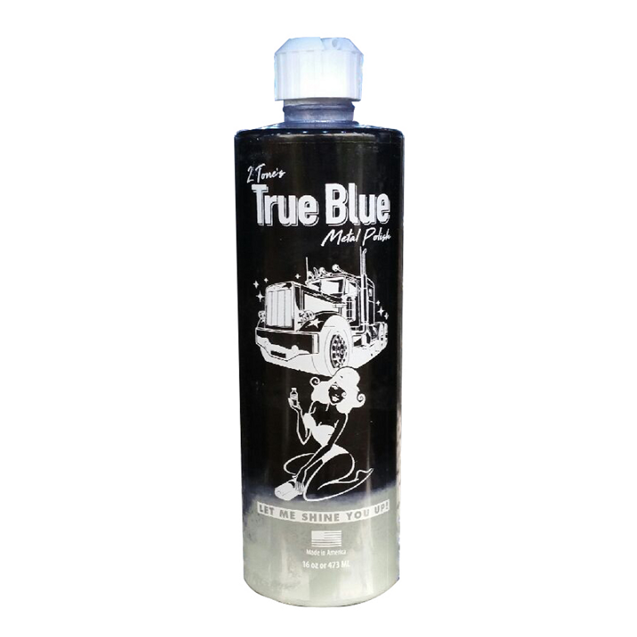 16oz Blue Premium Metal Polish & Wheely Clean Ready To Use Aluminum Pr
