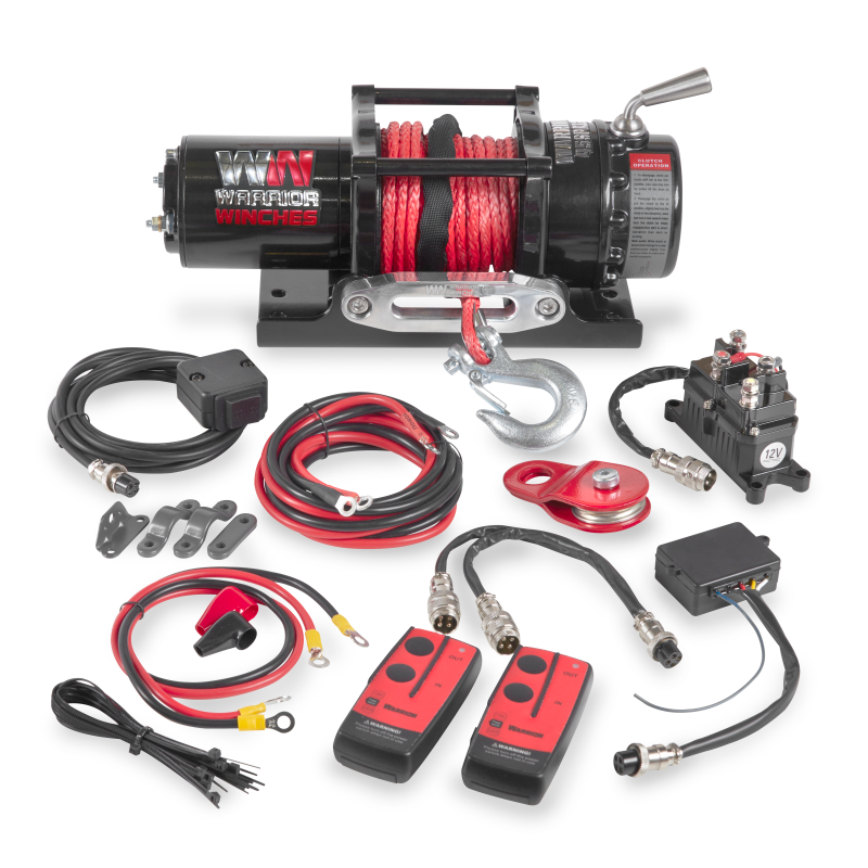 Ninja 4,500 lbs 12v Electric Winch w/Synthetic Winch | Warrior