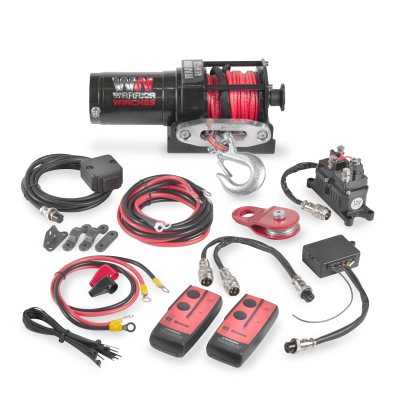 Ninja 2,000 lbs 12v Electric Winch w/Synthetic Rope | Warrior