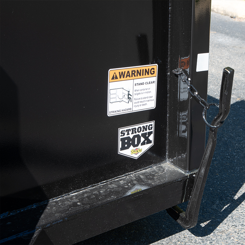 7YD 11 ft. Long Hook Lift Dump Body Bucks