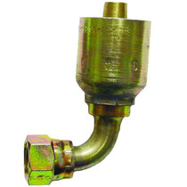 Seal LOK 90* Swivel 8-8 This fitting is made to be crimped. Fits Â½â€ or #8 double braided steel hydraulic hose. Also known as an o-ring face seal fitting. It is zinc plated to prevent rust. 1J943-8-8,PAR,Parker