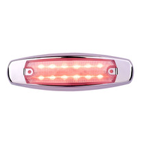 Maxxima 6in Clearance Marker - Red Clear