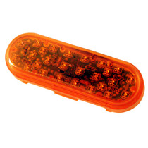 Install this two-function Oval Light. Its sequential flash and arrow patterns ensure your safety while you drive, and the electronics are entirely sealed in epoxy to prevent corrosion and moisture buildup.

- Measures 2" x 6"