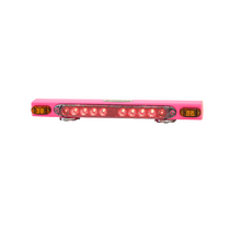 21" Pink wireless magnetic taillight system w/ supplemental amber indicators provides stop, tail, and turn signals with ease. Twenty dollars from each unit purchased will be donated to the Susan G. Komen foundation for breast cancer research and awareness