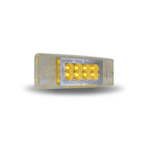 2 in. x 6 in. Multi-Directional Trailer Marker Light | Clear/Amber LED