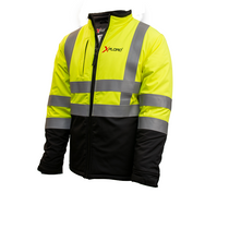 Hi-Vis Softshell Waterproof Jacket | Xploro