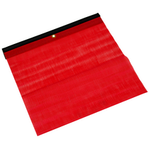 18 in. x 18 in. Red Safety Flag w/Vinyl Belt | ECTTS