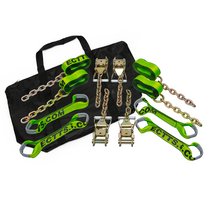 8 pt. Tie-Down Kit w/18 ft. Straps and Chain