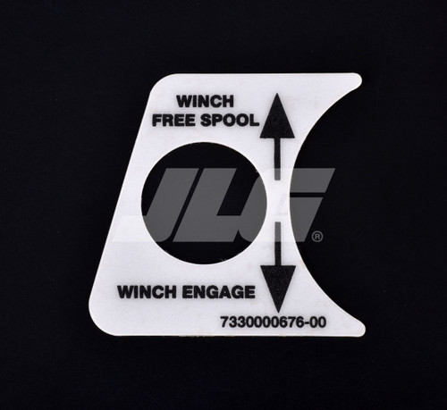 Air Free Spool Decal | Jerr-Dan PN 7330000676