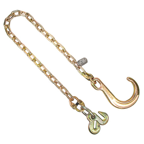 G70 5/16 in. x 3 ft. Axle Chain with 8 in. J and 2 Grab Hooks | ECTTS