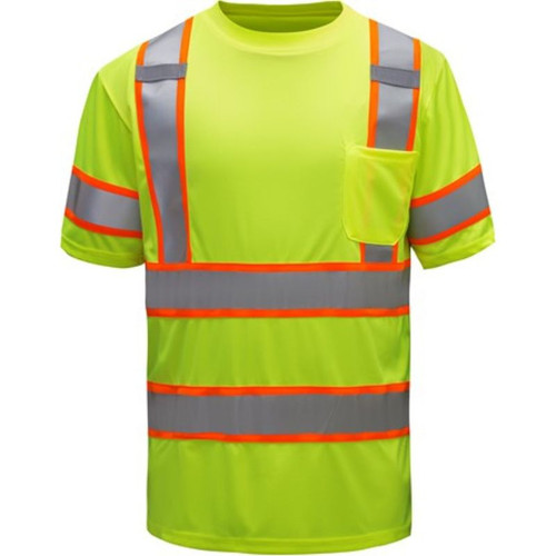 Class 3 Two-Tone Short Sleeve T-Shirt w/Chest Pocket | GSS