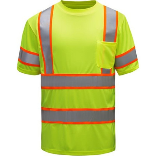 Class 3 Two-Tone Short Sleeve T-Shirt w/Chest Pocket | GSS