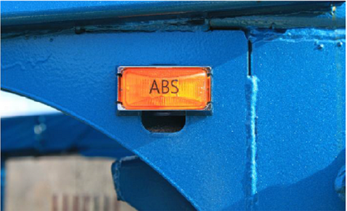 ABS Amber Trailer Light | 1in x 2in