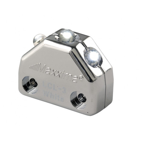 Maxxima Chrome Micro Interior Courtesy Light - White
