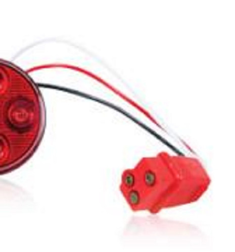 Maxxima Lightning 4in Round Red - STOP/TAIL/TURN