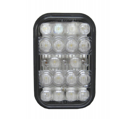 Increase safety at night with these Maxxima Lightning Rectangular Backup Lights. The polycarbonate lens and housing provide durability, and the long life LED bulbs deliver up to 100,000 hours of usage.

- Width: 5.3 in 
- Height: 3.4 in 
- Depth: 1.8 in 
- Voltage: 12.8W
| OEM Part Number: M42213