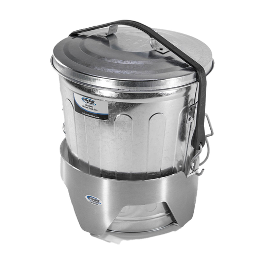 Trash Can 4 Gallon Galvanized with Lid | In The Ditch
ITD1086