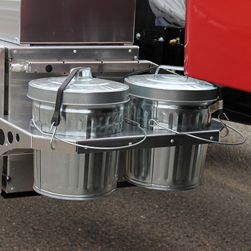 Trash Can 4 Gallon Galvanized with Lid | In The Ditch
ITD1086