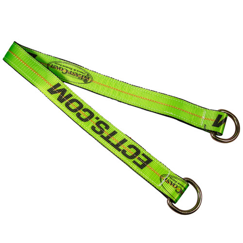 Equip your vehicle hauler with this 3-ply Axle Strap. It has D-rings at each end for attaching to J-hooks or ratchet straps to keep your load secure and tight.