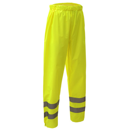 Class E Standard Waterproof Pants Class E / Pants / Safety Rain Pants / Standard / Waterproof 100% ANSI Oxford with PU Coating Waterproof and Sealed Seams Certification:Â ANSI/ISEA 107-2010 Class E Size: S/M - 4XL/5XL  6801-S/M,GSS,GSS Safety