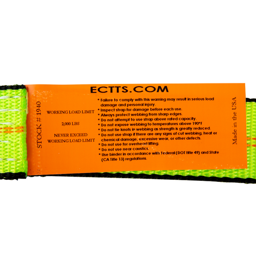 Four Point Tie Down System for Rollbacks, with 4 Straps and 4 Snap Ratchets