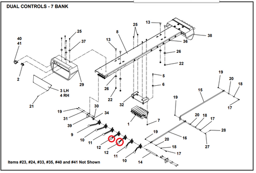 Jerr-Dan Handle Control 0.44 in. Offset