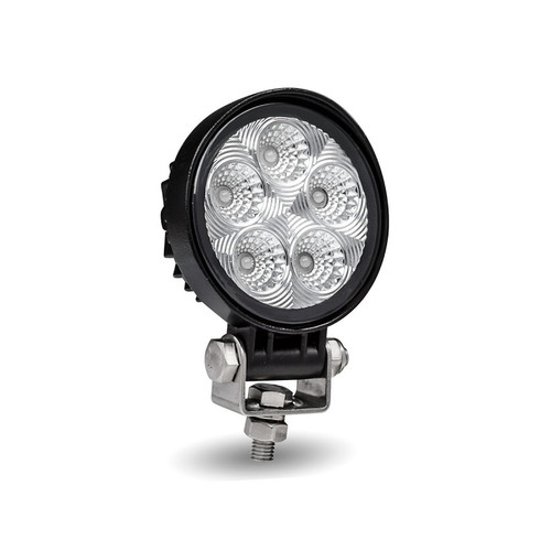 Produces a flood beam. Aluminum die cast housing. 25 watts. 5 diodes.